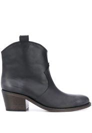 side-tab ankle boots