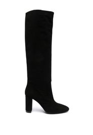 Via Roma 15 90mm block-heel boots - Nero