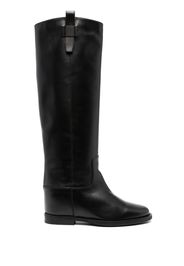 Via Roma 15 Santa Monica leather boots - Nero