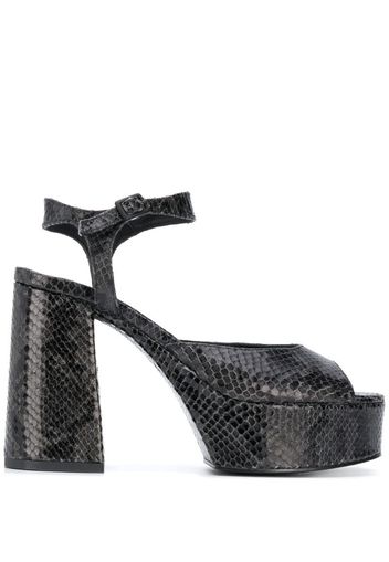 snake effect 120mm sandals