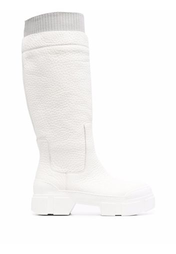 Vic Matie Quintino knee-high leather boots - Bianco