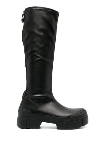 Vic Matie knee-length leather boots - Nero