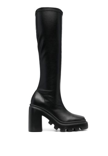 Vic Matie 110mm leather boots - Nero