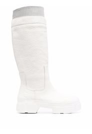 Vic Matie Quintino knee-high leather boots - Bianco