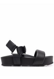 Vic Matie logo touch-strap sandals - Nero