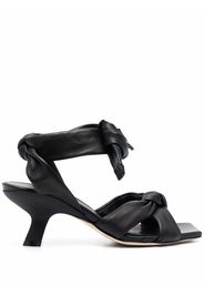 Vic Matie knot detail sandals - Nero