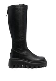 Vic Matie square-toe knee-length boots - Nero