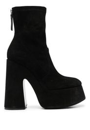 Vic Matie 140mm suede ankle boots - Nero