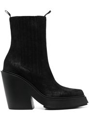 Vic Matie 110mm leather ankle boots - Nero