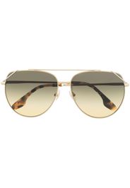 Victoria Beckham Eyewear Occhiali da sole VB230S con montatura stile pilota - Oro