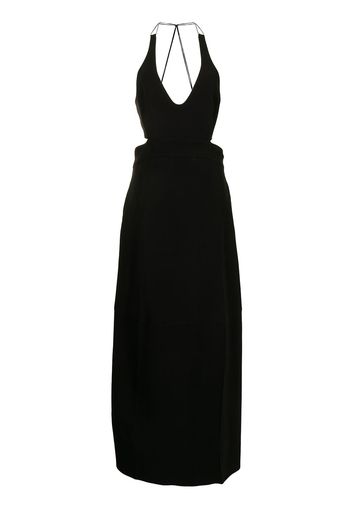 Victoria Beckham halterneck maxi dress - Nero