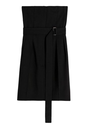 Victoria Beckham Abito midi senza spalline - Nero