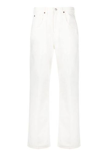 Victoria Beckham high-rise wide-leg jeans - Bianco