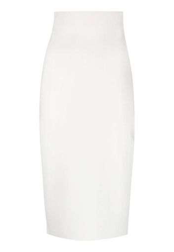 Victoria Beckham Gonna a matita midi VB Body - Bianco