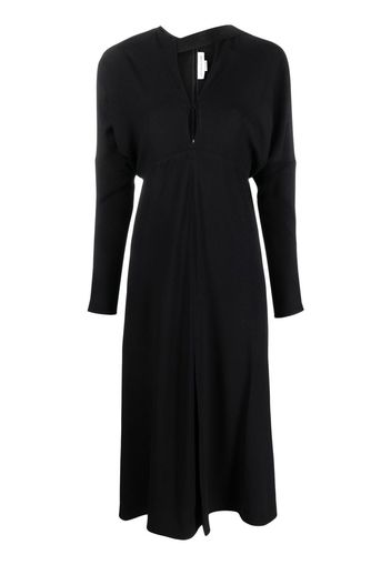 Victoria Beckham cut-out midi dress - Nero