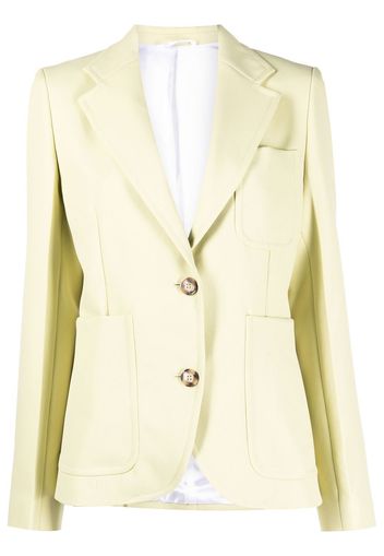 Victoria Beckham single-breasted blazer - Verde