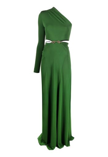 Victoria Beckham one-shoulder cut-out gown - Verde