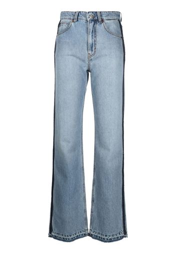 Victoria Beckham Julia high-waisted straight jeans - Blu