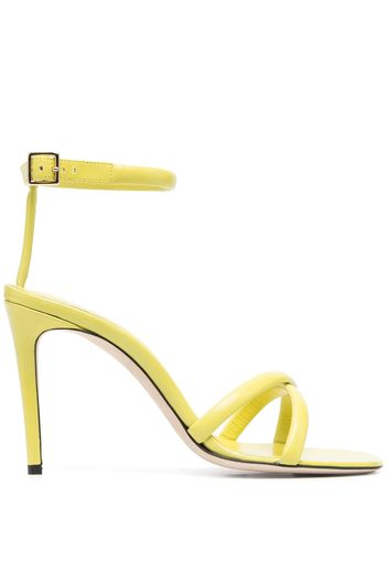 Victoria Beckham Sandali 100mm in pelle - Verde