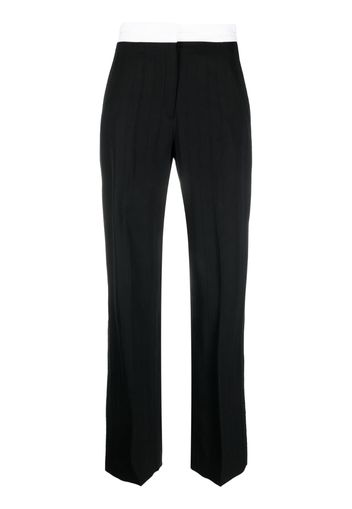 Victoria Beckham straight-leg trousers - Nero