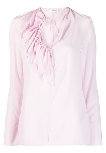 Victoria Beckham Blusa con ruches - Rosa