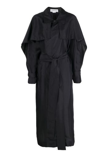 Victoria Beckham Trench drappeggiato - Nero