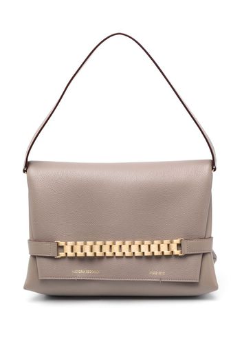 Victoria Beckham Chain Pouch leather shoulder bag - Toni neutri