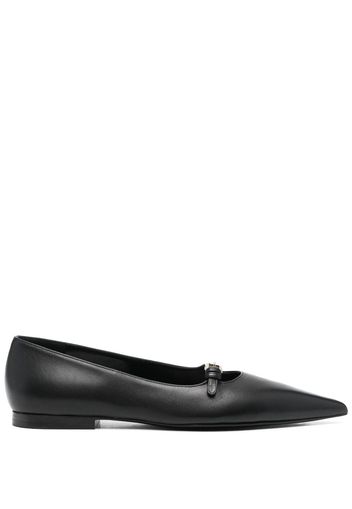 Victoria Beckham pointed-toe ballerina shoes - Nero