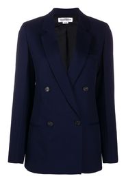 double-breasted wool blazer