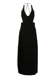 Victoria Beckham halterneck maxi dress - Nero