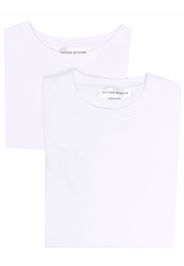 Victoria Beckham logo patch organic cotton T-shirt - Bianco