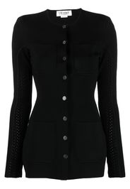 Victoria Beckham round-neck cardigan - Nero