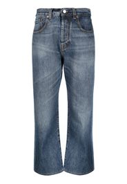 Victoria Beckham cropped denim jeans - Blu