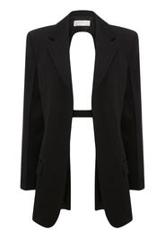 Victoria Beckham open-back single-breasted blazer - Nero