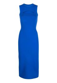 Victoria Beckham cut-out sleeveless midi dress - Blu