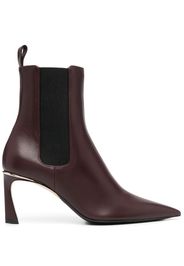 Victoria Beckham Stivali a punta in pelle 90mm - Rosso