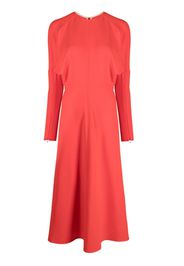 Victoria Beckham Dolman fitted-waist dress - Rosso