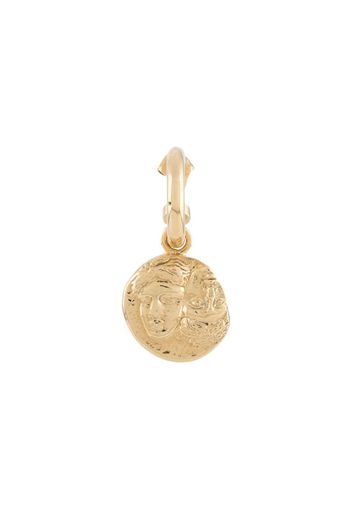 Istros coin hoop earring