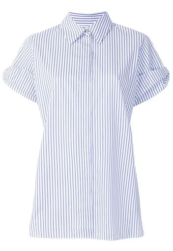 layered shortsleeved striped shirt