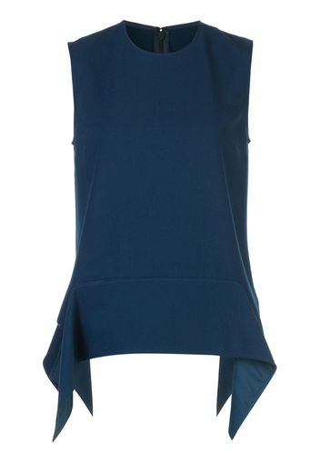 structured sleeveless top