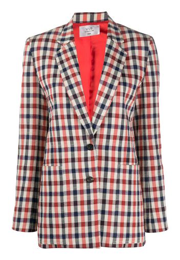 Blazer avvitato a quadri