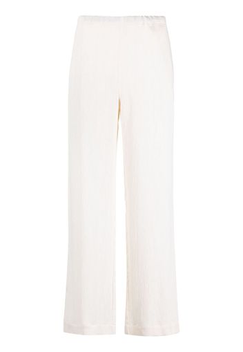 Victoria Victoria Beckham cropped straight-leg trousers - Bianco