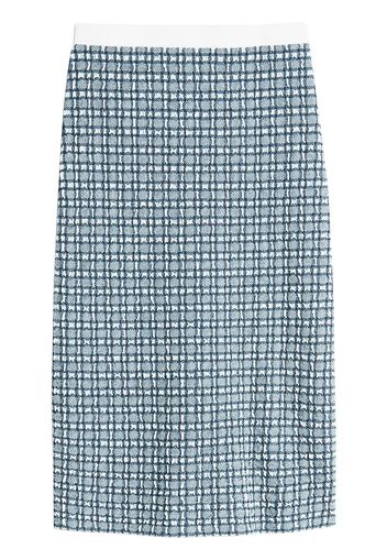 Victoria Victoria Beckham Gonna midi jacquard - Blu