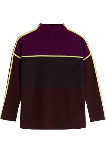 Victoria Victoria Beckham Maglione con design color-block - Rosso