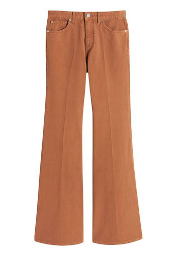 Victoria Victoria Beckham mid-rise wide-leg jeans - Marrone