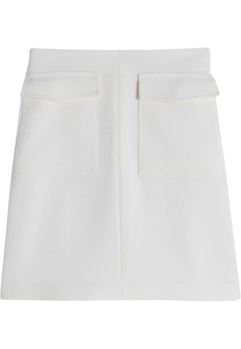 Victoria Victoria Beckham high-waisted cotton mini skirt - Bianco