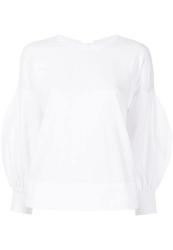 Victoria Victoria Beckham puffed sleeve blouse - Bianco