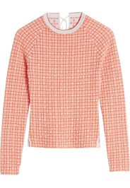 Victoria Victoria Beckham jacquard stretch jumper - Arancione