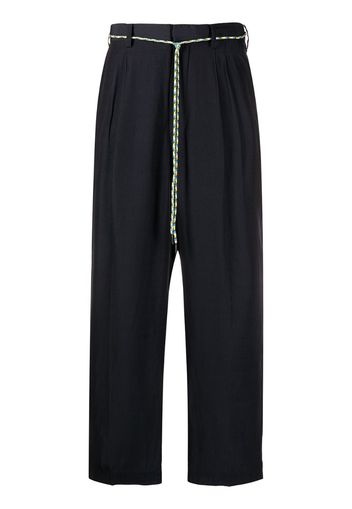 cord-belt trousers