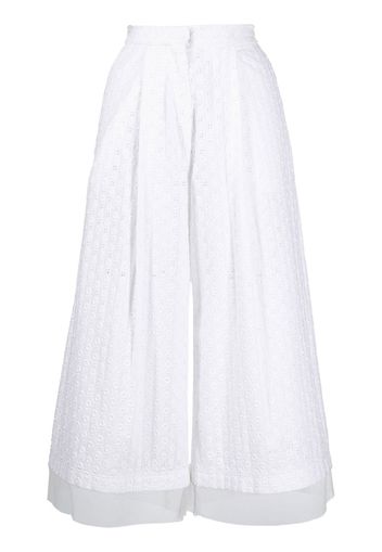 Viktor & Rolf Nice And Breezy embroidered skirt - Bianco